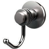  Mercury Collection Robe Hook with Dotted Accents, Satin Chrome