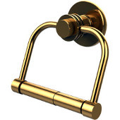  Mercury Collection 2 Post Toilet Tissue Holder with Dotted Accents, Unlacquered Brass