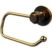  Mercury Collection Euro Style Toilet Tissue Holder with Dotted Accents, Polished Brass