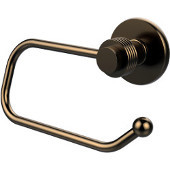  Mercury Collection Euro Style Toilet Tissue Holder with Groovy Accents, Brushed Bronze