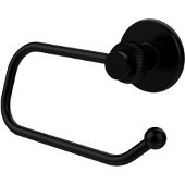  Mercury Collection Euro Style Toilet Tissue Holder with Twisted Accents, Matte Black