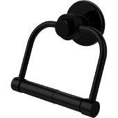  Mercury Collection 2 Post Toilet Tissue Holder with Groovy Accents, Matte Black