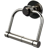  Mercury Collection 2 Post Toilet Tissue Holder with Groovy Accents, Polished Nickel