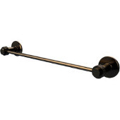  Mercury Collection 18 Inch Towel Bar with Dotted Accent, Brushed Bronze