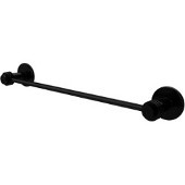  Mercury Collection 18 Inch Towel Bar with Dotted Accent, Matte Black
