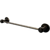  Mercury Collection 18 Inch Towel Bar with Dotted Accent, Antique Pewter