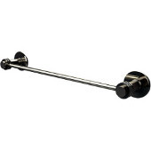  Mercury Collection 18 Inch Towel Bar with Dotted Accent, Polished Nickel