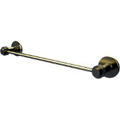  Mercury Collection 18 Inch Towel Bar with Dotted Accent, Satin Brass