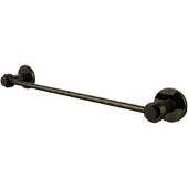  Mercury Collection 18 Inch Towel Bar with Groovy Accent, Antique Brass
