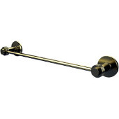  Mercury Collection 18 Inch Towel Bar with Groovy Accent, Satin Brass
