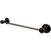  Mercury Collection 24 Inch Towel Bar with Groovy Accent, Brushed Bronze