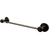  Mercury Collection 24 Inch Towel Bar with Groovy Accent, Antique Pewter