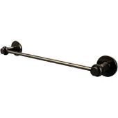  Mercury Collection 24 Inch Towel Bar with Twist Accent, Antique Pewter