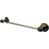  Mercury Collection 24 Inch Towel Bar with Twist Accent, Satin Brass