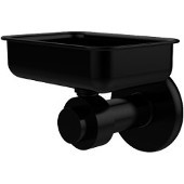  Mercury Collection Wall Mounted Soap Dish, Matte Black