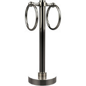  Mercury Collection 2-Ring Guest Towel Holder, Premium Finish, Polished Nickel