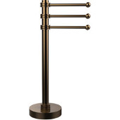  Vanity Top 3 Swing Arm Guest Towel Holder with Dotted Accents, Brushed Bronze