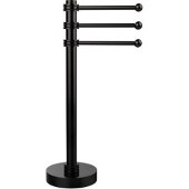  Vanity Top 3 Swing Arm Guest Towel Holder with Dotted Accents, Oil Rubbed Bronze