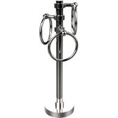  Mercury Collection 3-Swing Ring-Towel Holder, Standard Finish, Polished Chrome