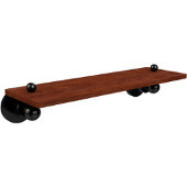  Astor Place Collection 16 Inch Solid IPE Ironwood Shelf, Oil Rubbed Bronze
