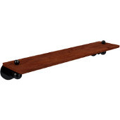  Astor Place Collection 22 Inch Solid IPE Ironwood Shelf, Oil Rubbed Bronze