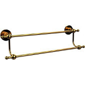  Astor Place Collection 18 Inch Double Towel Bar, Unlacquered Brass