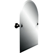  Frameless Arched Top Tilt Mirror with Beveled Edge, Satin Nickel, 21'W x 2-3/4'D x 29'H