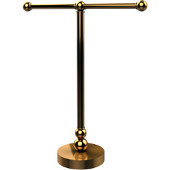  Bolero Collection 2 Arm Guest Towel Holder, Standard Finish, Polished Brass