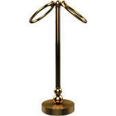  Bolero Collection 2 Ring Guest Towel Holder, Standard Finish, Polished Brass