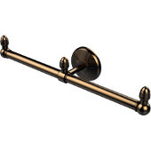  Monte Carlo Collection 2 Arm Guest Towel Holder, Brushed Bronze