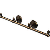  Monte Carlo Collection 3 Arm Guest Towel Holder, Brushed Bronze