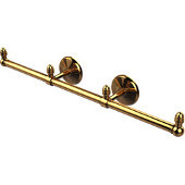  Monte Carlo Collection 3 Arm Guest Towel Holder, Polished Brass