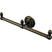  Que New Collection 2 Arm Guest Towel Holder, Antique Brass