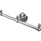  Que New Collection 2 Arm Guest Towel Holder, Polished Chrome