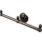  Que New Collection 2 Arm Guest Towel Holder, Antique Pewter