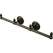  Que New Collection 3 Arm Guest Towel Holder, Antique Brass