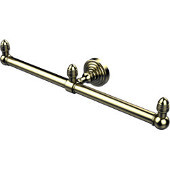  Waverly Place Collection 2 Arm Guest Towel Holder, Satin Brass