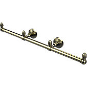  Waverly Place Collection 3 Arm Guest Towel Holder, Satin Brass