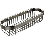  Oval Toiletry Wire Basket, Polished Nickel