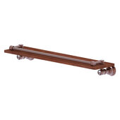  Carolina Crystal Collection 22'' Wood Shelf with Gallery Rail in Antique Copper, 22'' W x 5-9/16'' D x 3-5/16'' H
