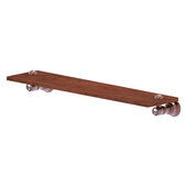  Carolina Crystal Collection 22'' Wood Shelf in Antique Copper, 22'' W x 5-9/16'' D x 2-3/8'' H