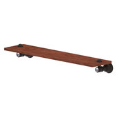  Carolina Crystal Collection 22'' Wood Shelf in Oil Rubbed Bronze, 22'' W x 5-9/16'' D x 2-3/8'' H