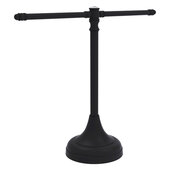  Carolina Crystal Collection Guest Towel Stand in Matte Black, 16-5/16'' W x 5-1/2'' D x 14'' H