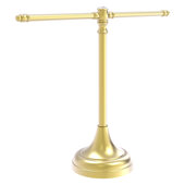  Carolina Crystal Collection Guest Towel Stand in Satin Brass, 16-5/16'' W x 5-1/2'' D x 14'' H