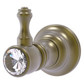  Carolina Crystal Collection Robe Hook in Antique Brass, 2'' W x 3-3/16'' D x 2-5/8'' H