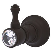 Carolina Crystal Collection Robe Hook in Oil Rubbed Bronze, 2'' W x 3-3/16'' D x 2-5/8'' H
