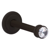  Carolina Crystal Collection Retractable Wall Hook in Oil Rubbed Bronze, 1-3/4'' Diameter x 3-3/4'' D x 1-3/4'' H