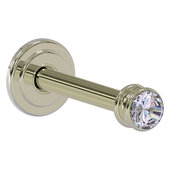  Carolina Crystal Collection Retractable Wall Hook in Polished Nickel, 1-3/4'' Diameter x 3-3/4'' D x 1-3/4'' H
