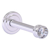  Carolina Crystal Collection Retractable Wall Hook in Satin Chrome, 1-3/4'' Diameter x 3-3/4'' D x 1-3/4'' H
