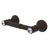  Carolina Crystal Collection 2-Post Toilet Tissue Holder in Oil Rubbed Bronze, 8'' W x 3-5/16'' D x 2'' H